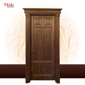 Ușă model clasic in 6 tablii inegale cu set Capitel Cornisa special, ISM-6T